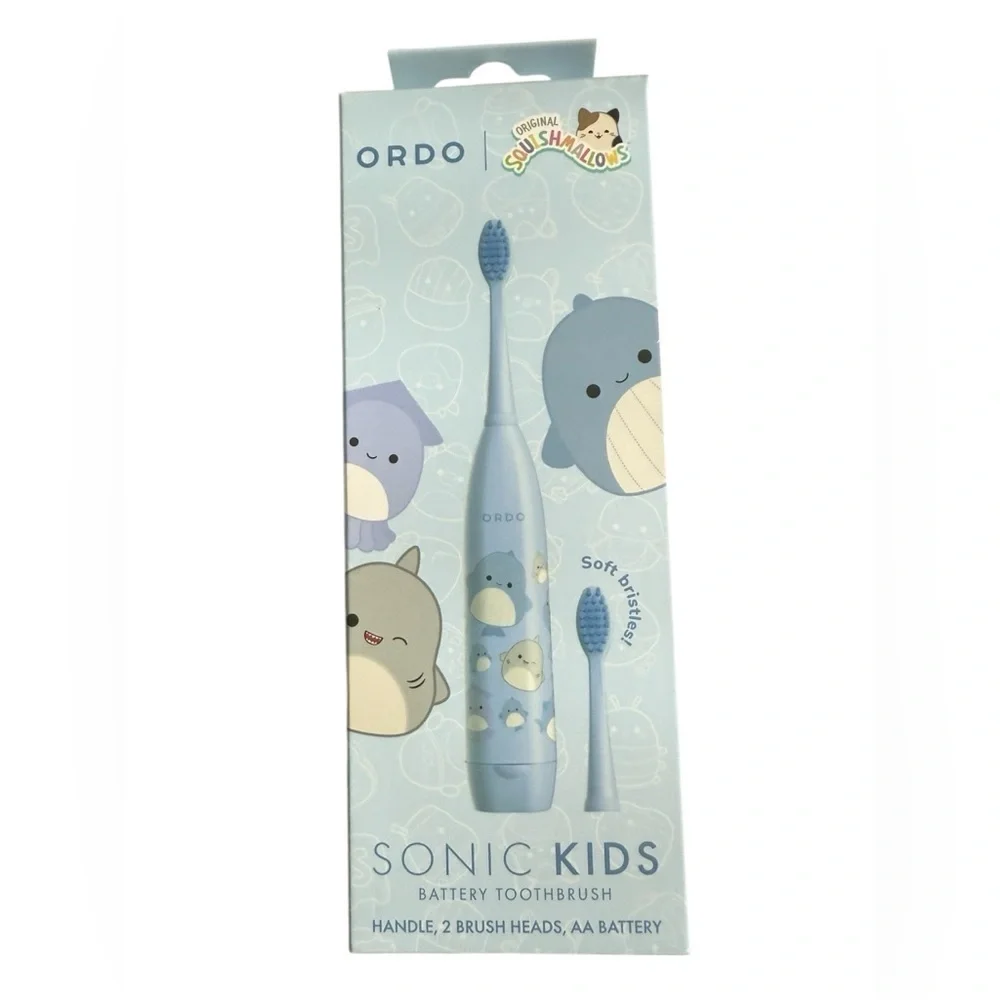 Ordo Sonic Kids Squishmallows Battery Toothbrush Bundle.